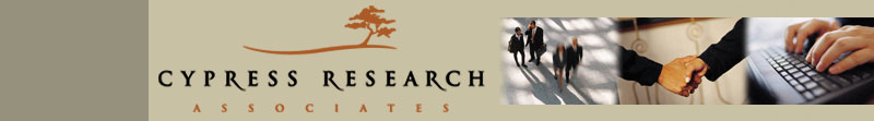 Cypress Research Associates, LLC partners with you on all your research needs
